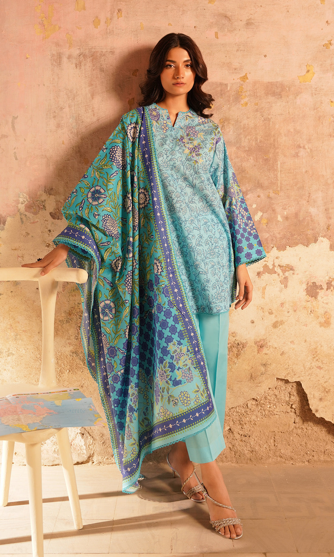Sahar | Selene Vol 2 | Cerulean Haven by Sahar - Designer Dress - Type: Ladies Clothes - Available at Libayah - 100% Original