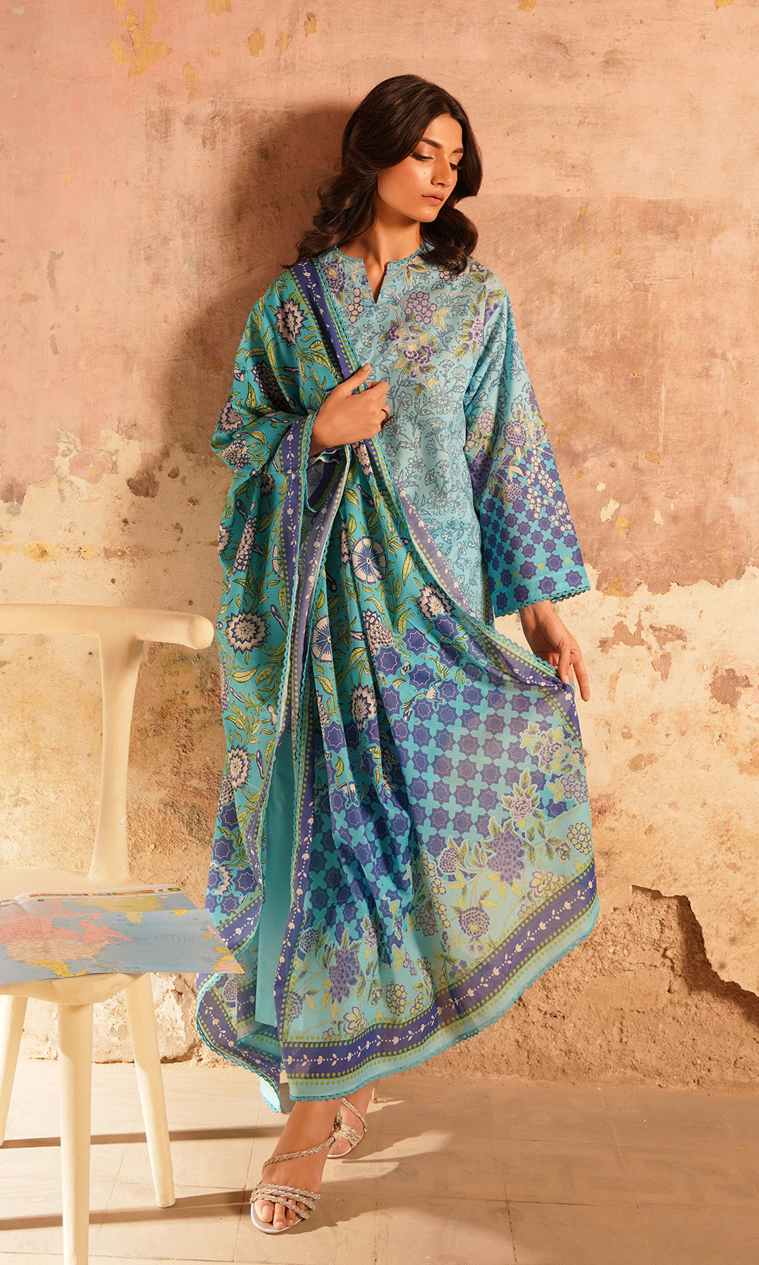 Sahar | Selene Vol 2 | Cerulean Haven by Sahar - Designer Dress - Type: Ladies Clothes - Available at Libayah - 100% Original