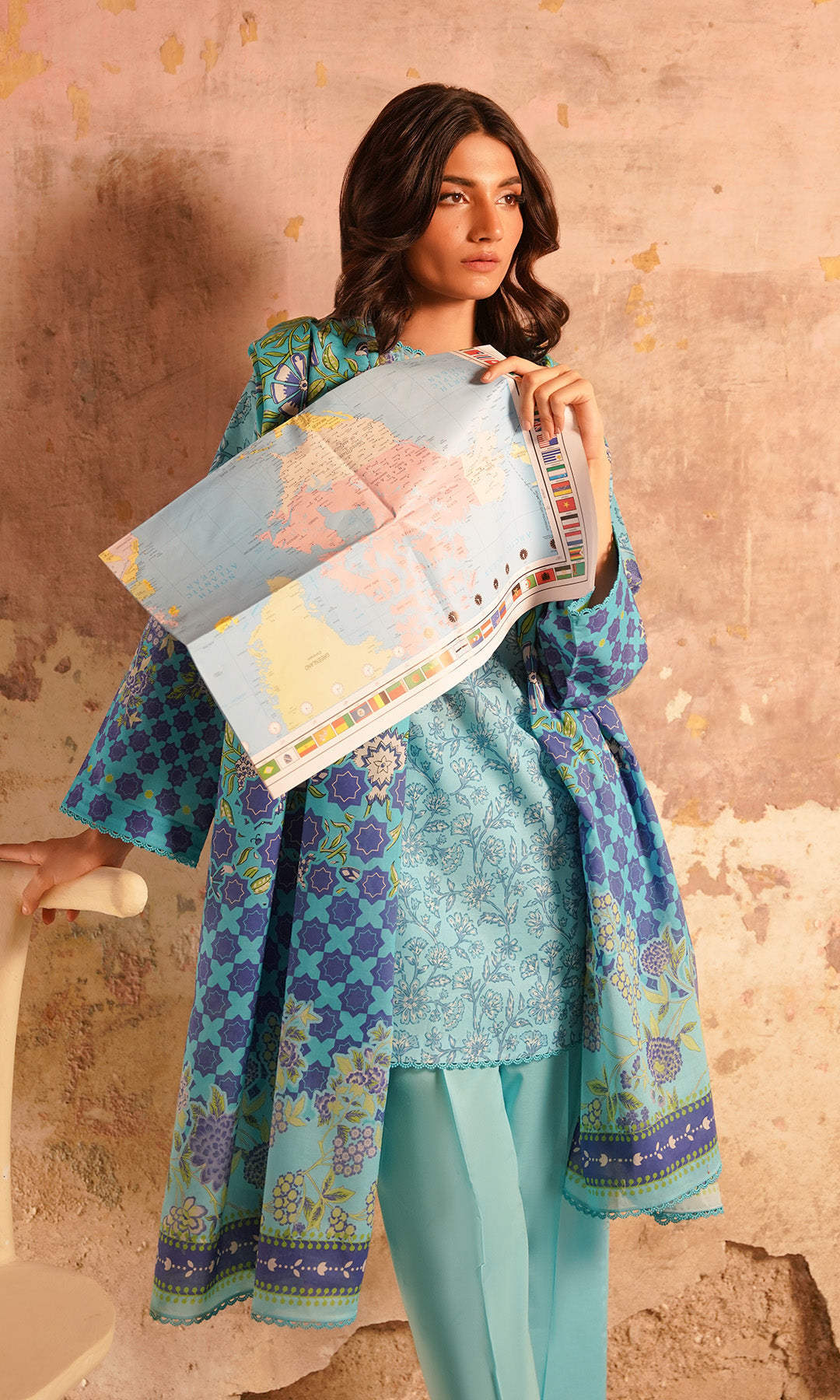 Sahar | Selene Vol 2 | Cerulean Haven by Sahar - Designer Dress - Type: Ladies Clothes - Available at Libayah - 100% Original