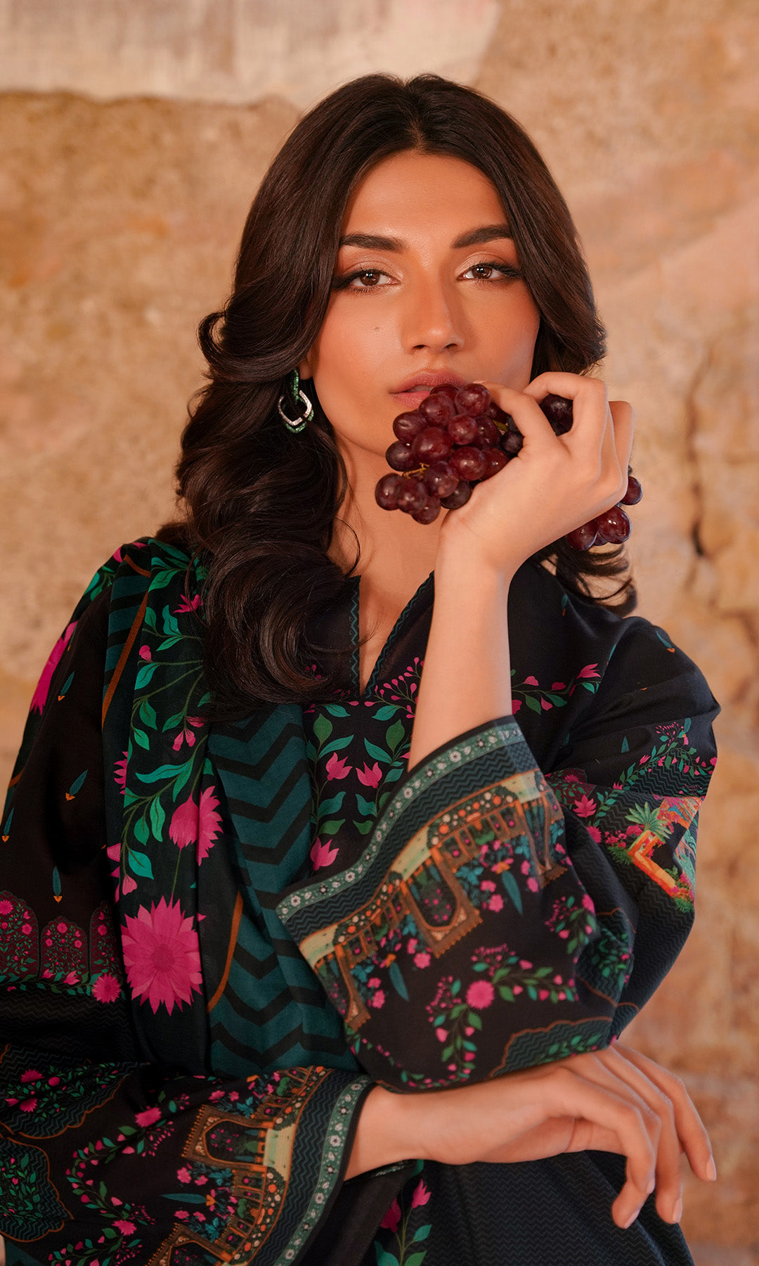 Sahar | Selene Vol 2 | Monochrome Bloom by Sahar - Designer Dress - Type: Ladies Clothes - Available at Libayah - 100% Original