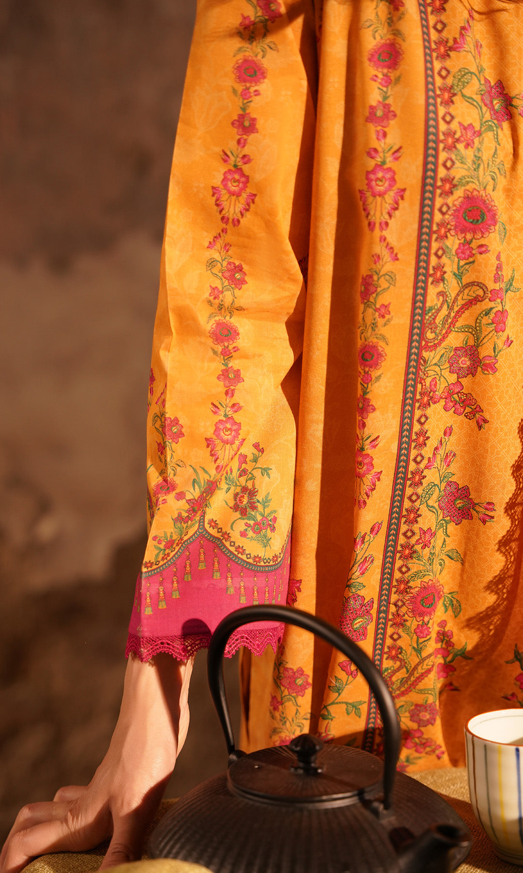 Sahar | Selene Vol 2 | Marigold Magenta by Sahar - Designer Dress - Type: Ladies Clothes - Available at Libayah - 100% Original