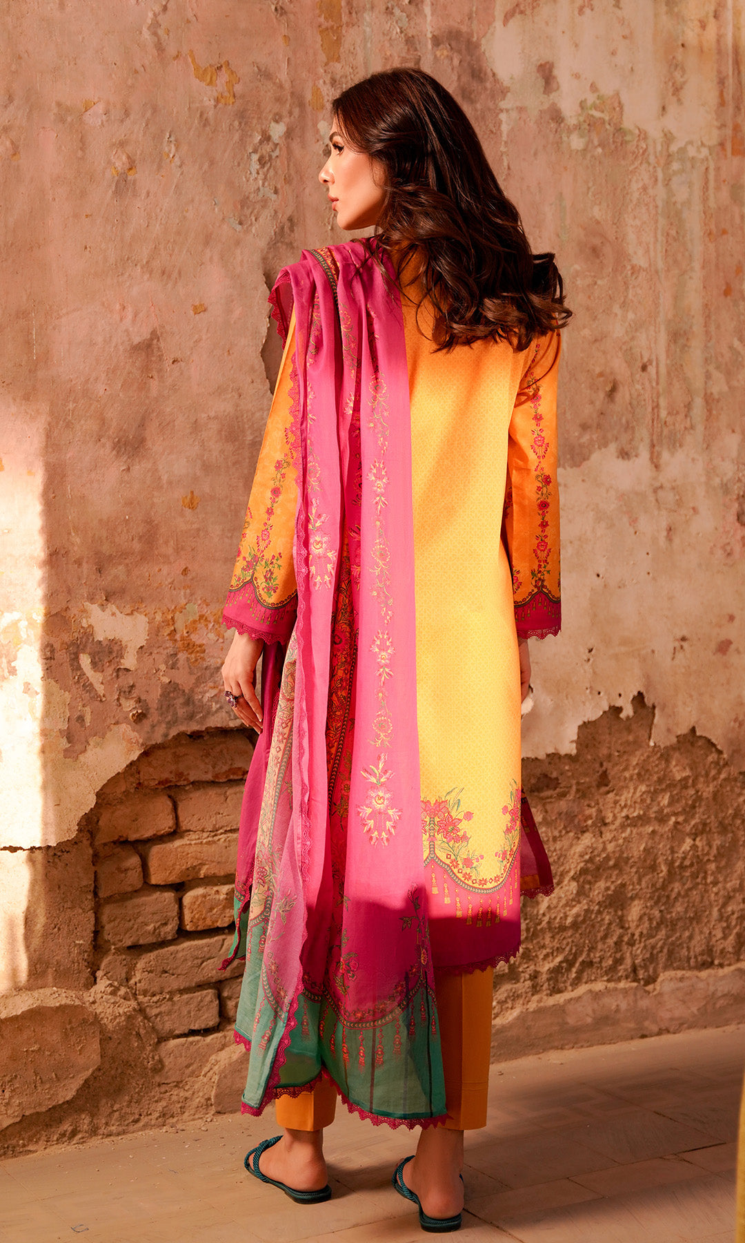 Sahar | Selene Vol 2 | Marigold Magenta by Sahar - Designer Dress - Type: Ladies Clothes - Available at Libayah - 100% Original