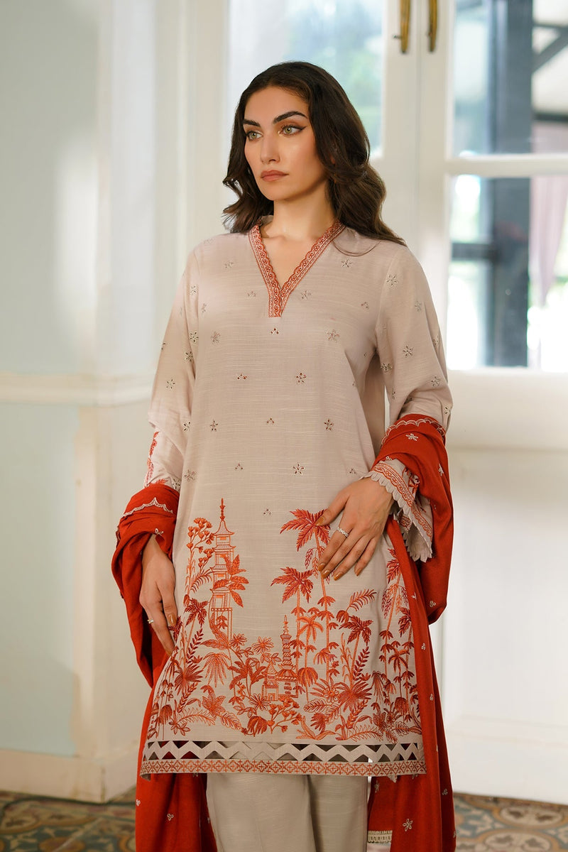 Sahar | Autumn Winter 2024 | Copper Cascade by Sahar - Designer Dress - Type: Ladies Clothes - Available at Libayah - 100% Original