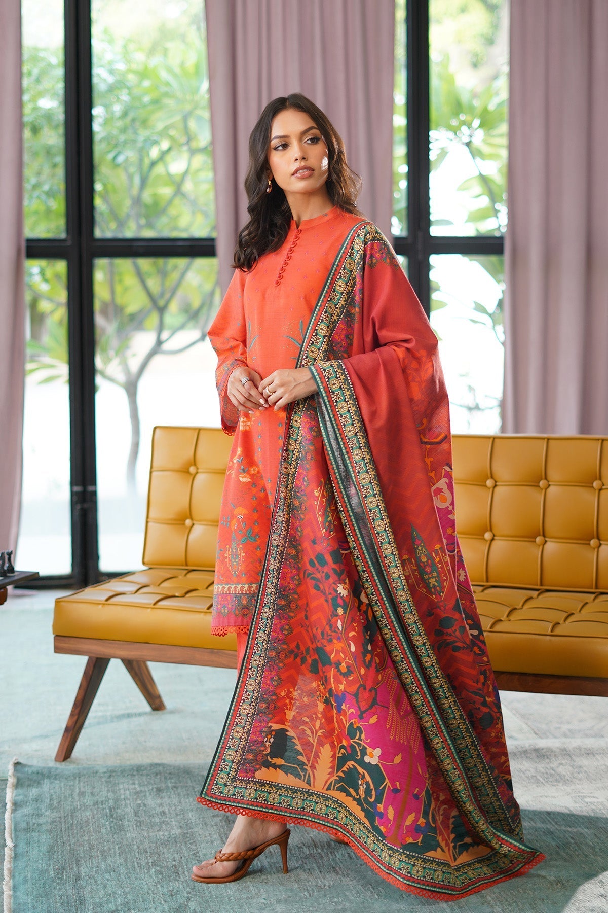 Sahar | Autumn Winter 2024 | Autumn Harvest by Sahar - Designer Dress - Type: Ladies Clothes - Available at Libayah - 100% Original