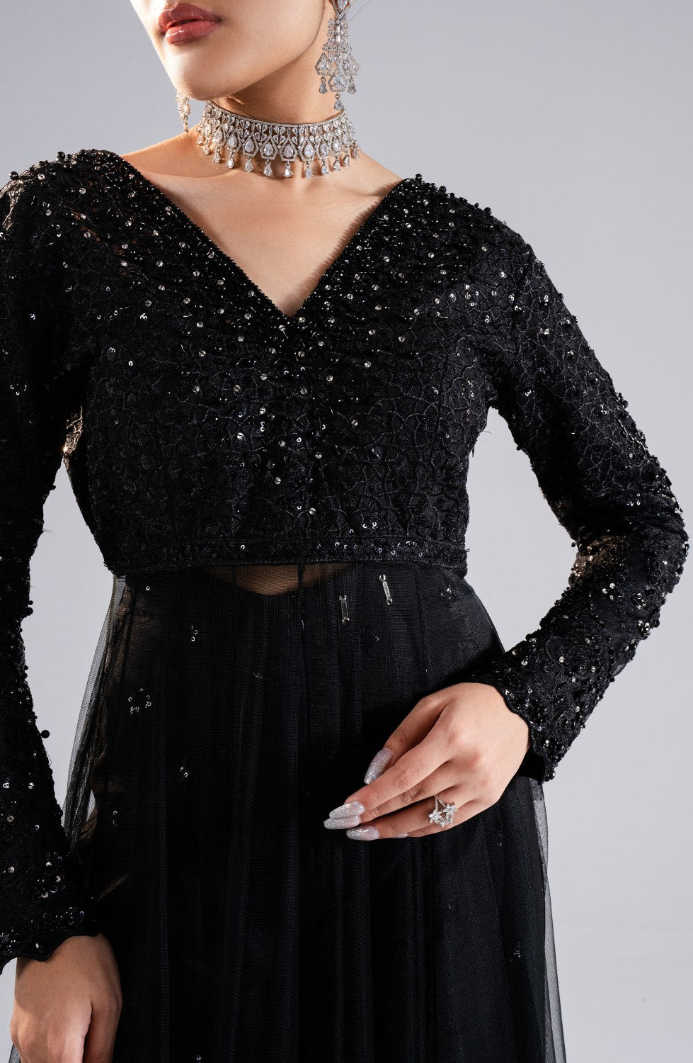 Maryum N Maria | Raah Formals 24 | USHA - MS40009 by Maryum N Maria - Designer Dress - Type: Ladies Clothes - Available at Libayah - 100% Original