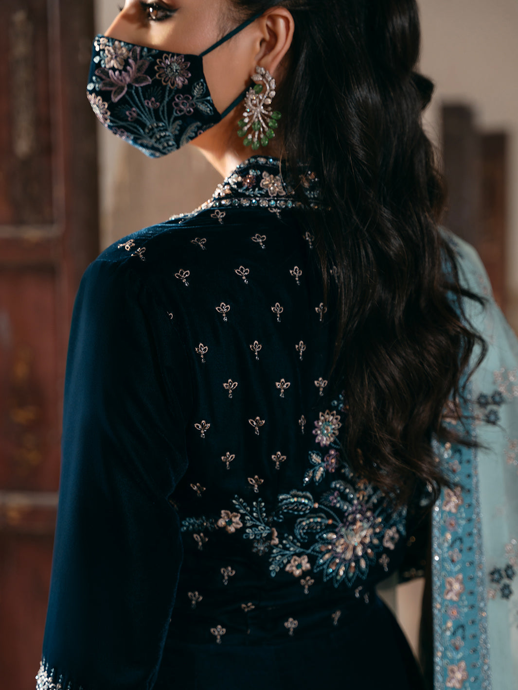 Flossie | Siara Velvet Formals | V-101 by Flossie - Designer Dress - Type: Ladies Clothes - Available at Libayah - 100% Original