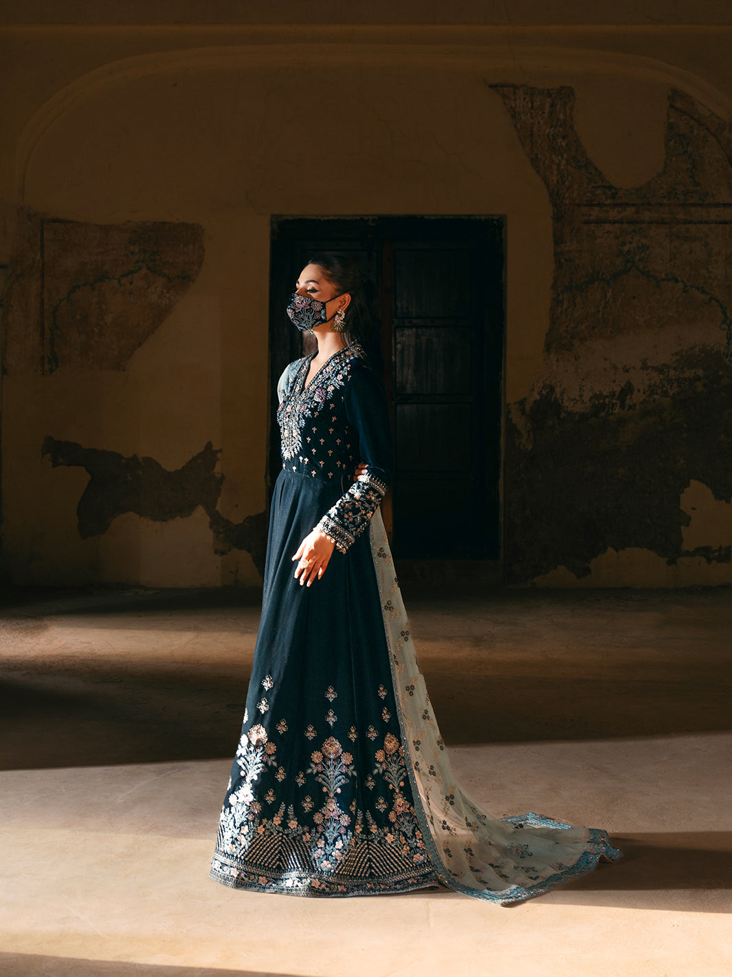 Flossie | Siara Velvet Formals | V-101 by Flossie - Designer Dress - Type: Ladies Clothes - Available at Libayah - 100% Original