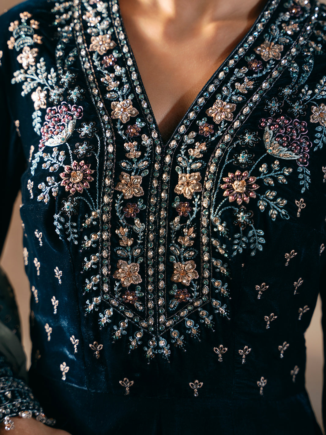 Flossie | Siara Velvet Formals | V-101 by Flossie - Designer Dress - Type: Ladies Clothes - Available at Libayah - 100% Original