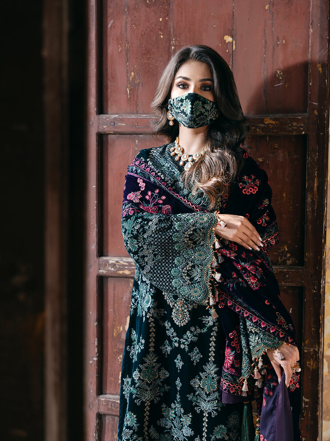 Flossie | Siara Velvet Formals | V-102 - A by Flossie - Designer Dress - Type: Ladies Clothes - Available at Libayah - 100% Original