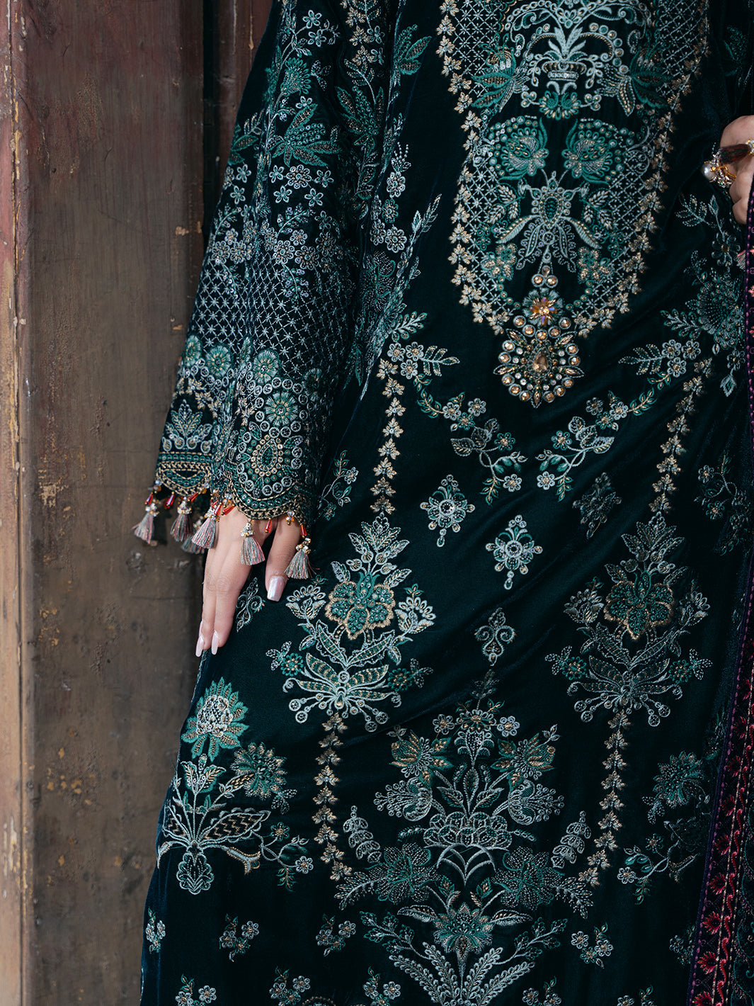 Flossie | Siara Velvet Formals | V-102 - A by Flossie - Designer Dress - Type: Ladies Clothes - Available at Libayah - 100% Original