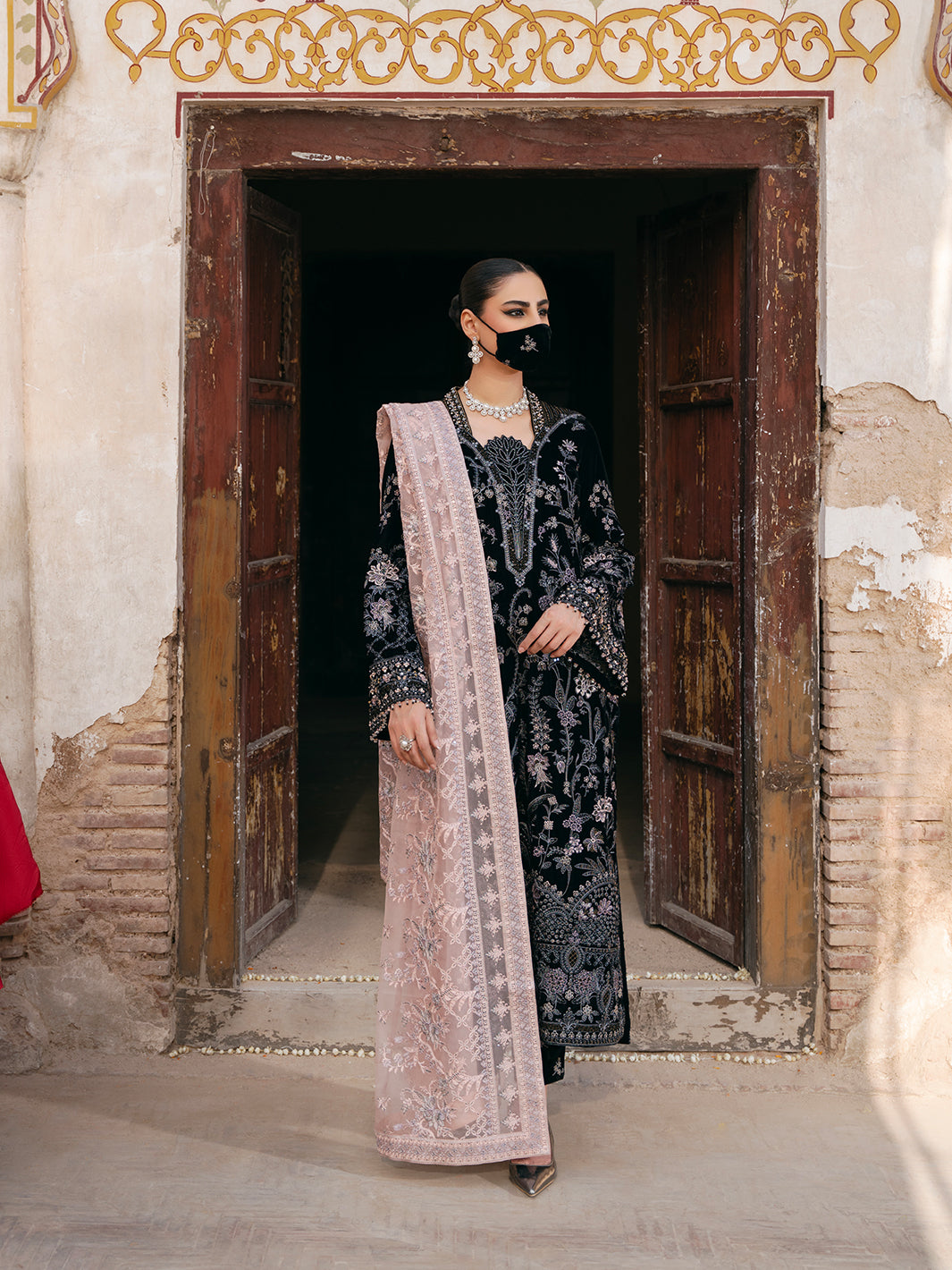 Flossie | Siara Velvet Formals | V-103 - A by Flossie - Designer Dress - Type: Ladies Clothes - Available at Libayah - 100% Original