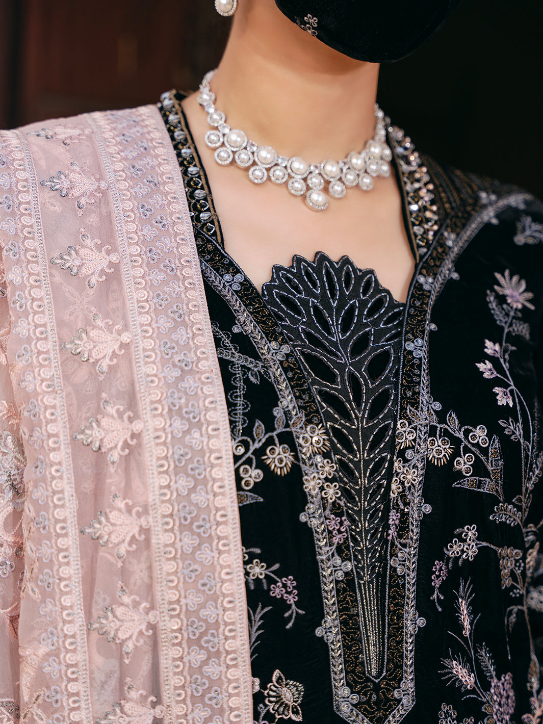 Flossie | Siara Velvet Formals | V-103 - A by Flossie - Designer Dress - Type: Ladies Clothes - Available at Libayah - 100% Original