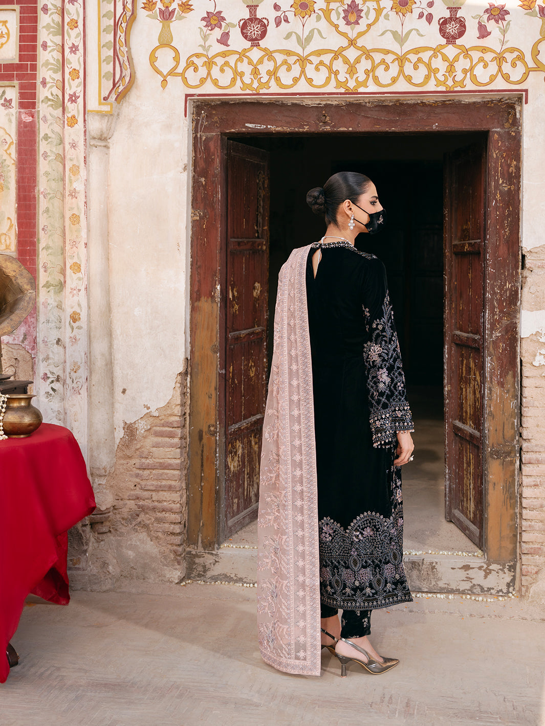 Flossie | Siara Velvet Formals | V-103 - A by Flossie - Designer Dress - Type: Ladies Clothes - Available at Libayah - 100% Original