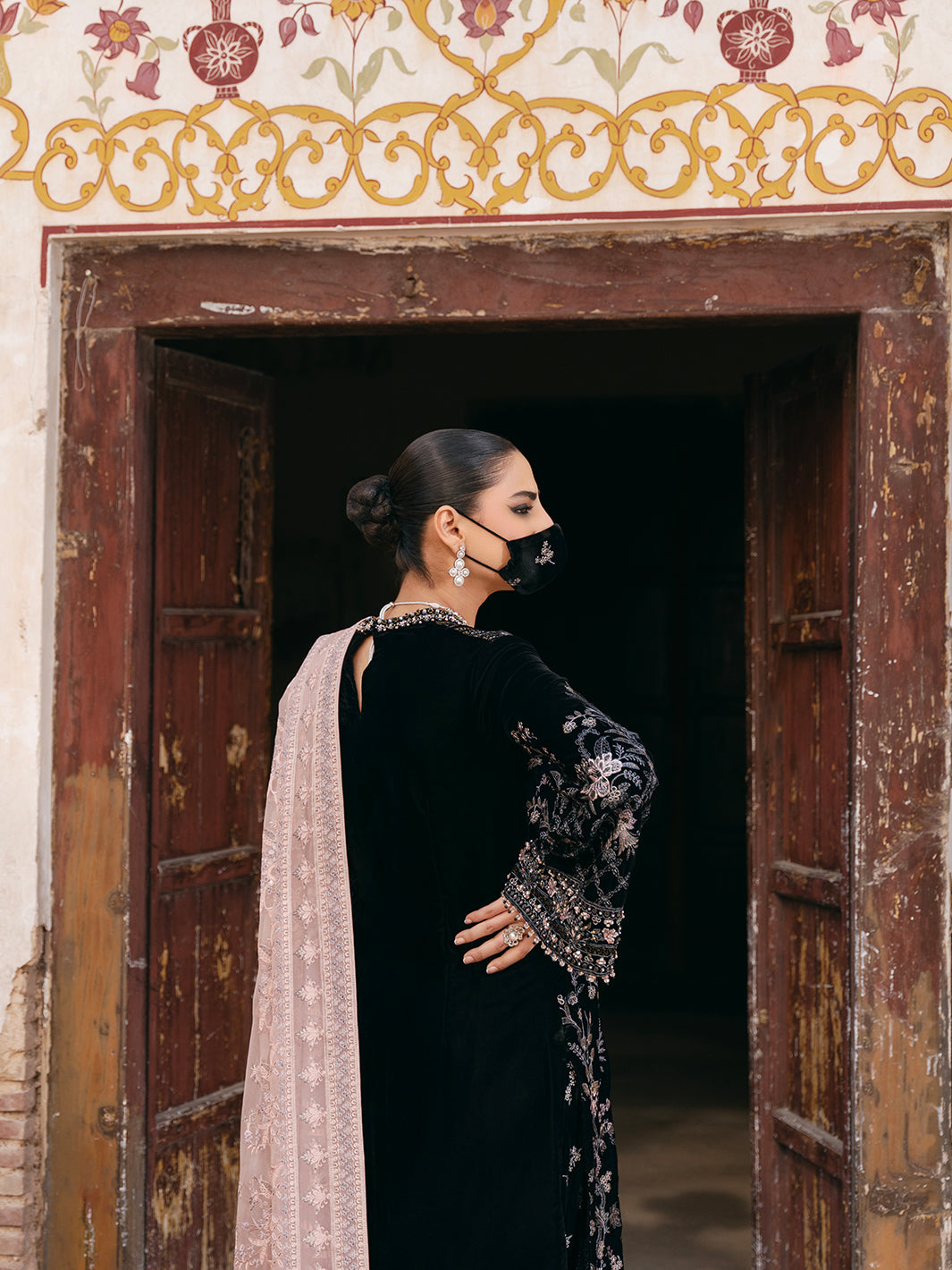 Flossie | Siara Velvet Formals | V-103 - A by Flossie - Designer Dress - Type: Ladies Clothes - Available at Libayah - 100% Original