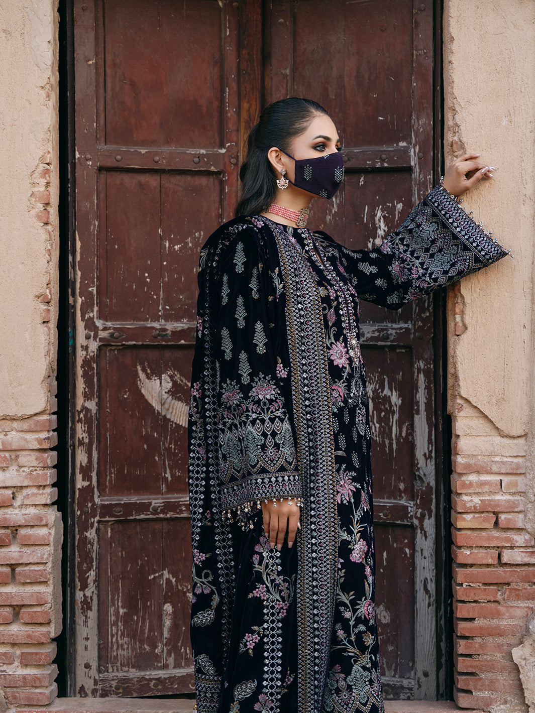 Flossie | Siara Velvet Formals | V-104 - A by Flossie - Designer Dress - Type: Ladies Clothes - Available at Libayah - 100% Original