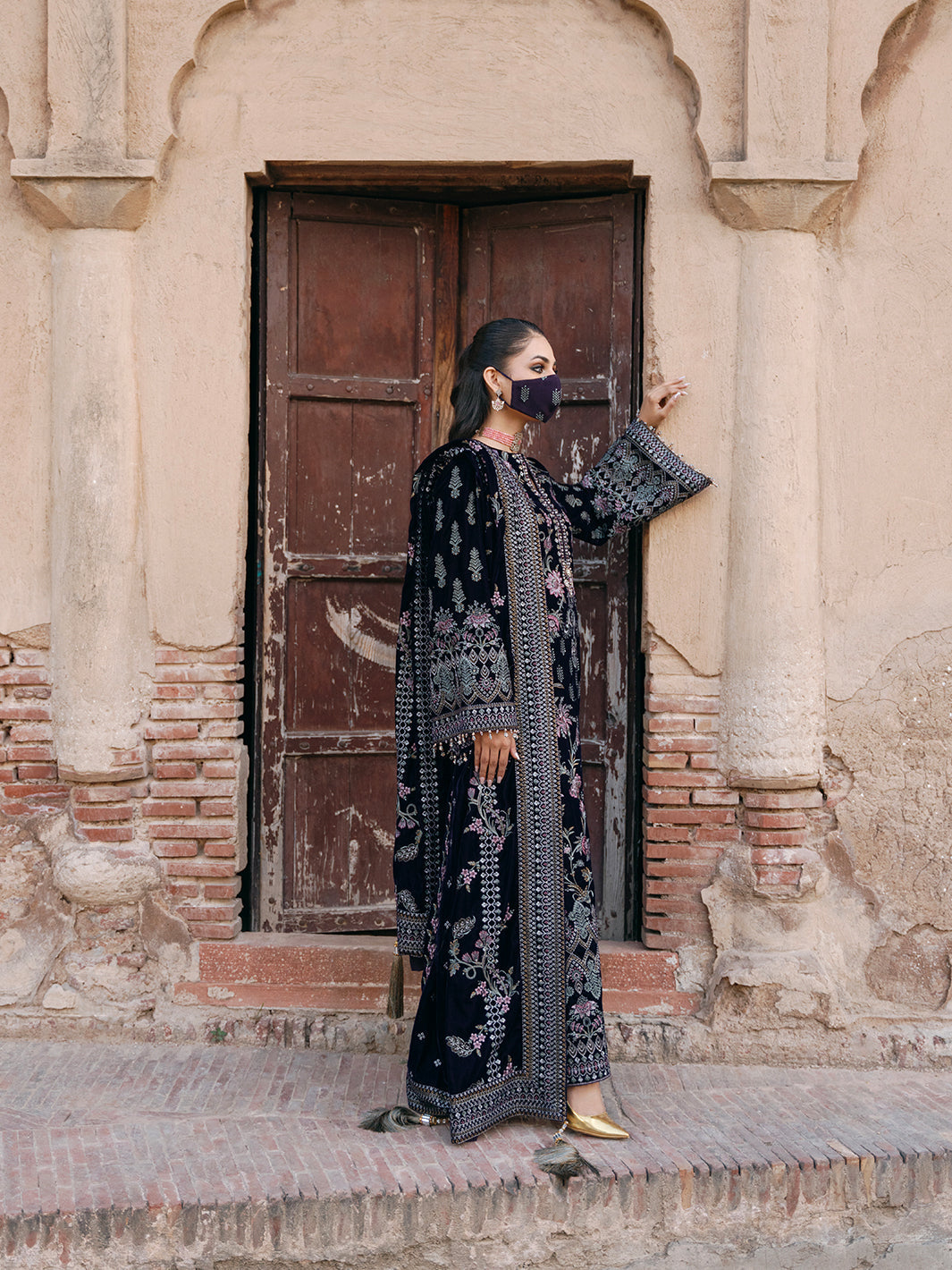 Flossie | Siara Velvet Formals | V-104 - A by Flossie - Designer Dress - Type: Ladies Clothes - Available at Libayah - 100% Original