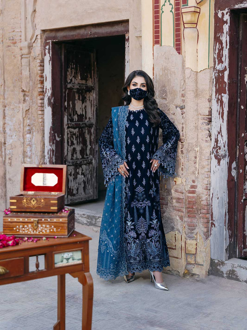 Flossie | Siara Velvet Formals | V-105 - A by Flossie - Designer Dress - Type: Ladies Clothes - Available at Libayah - 100% Original