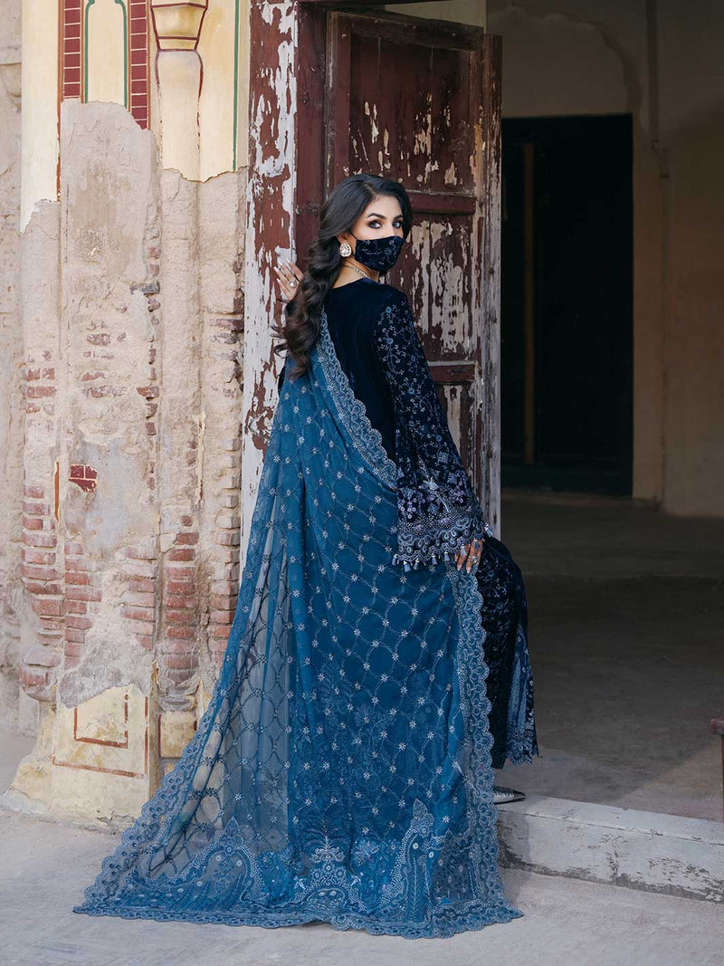 Flossie | Siara Velvet Formals | V-105 - A by Flossie - Designer Dress - Type: Ladies Clothes - Available at Libayah - 100% Original