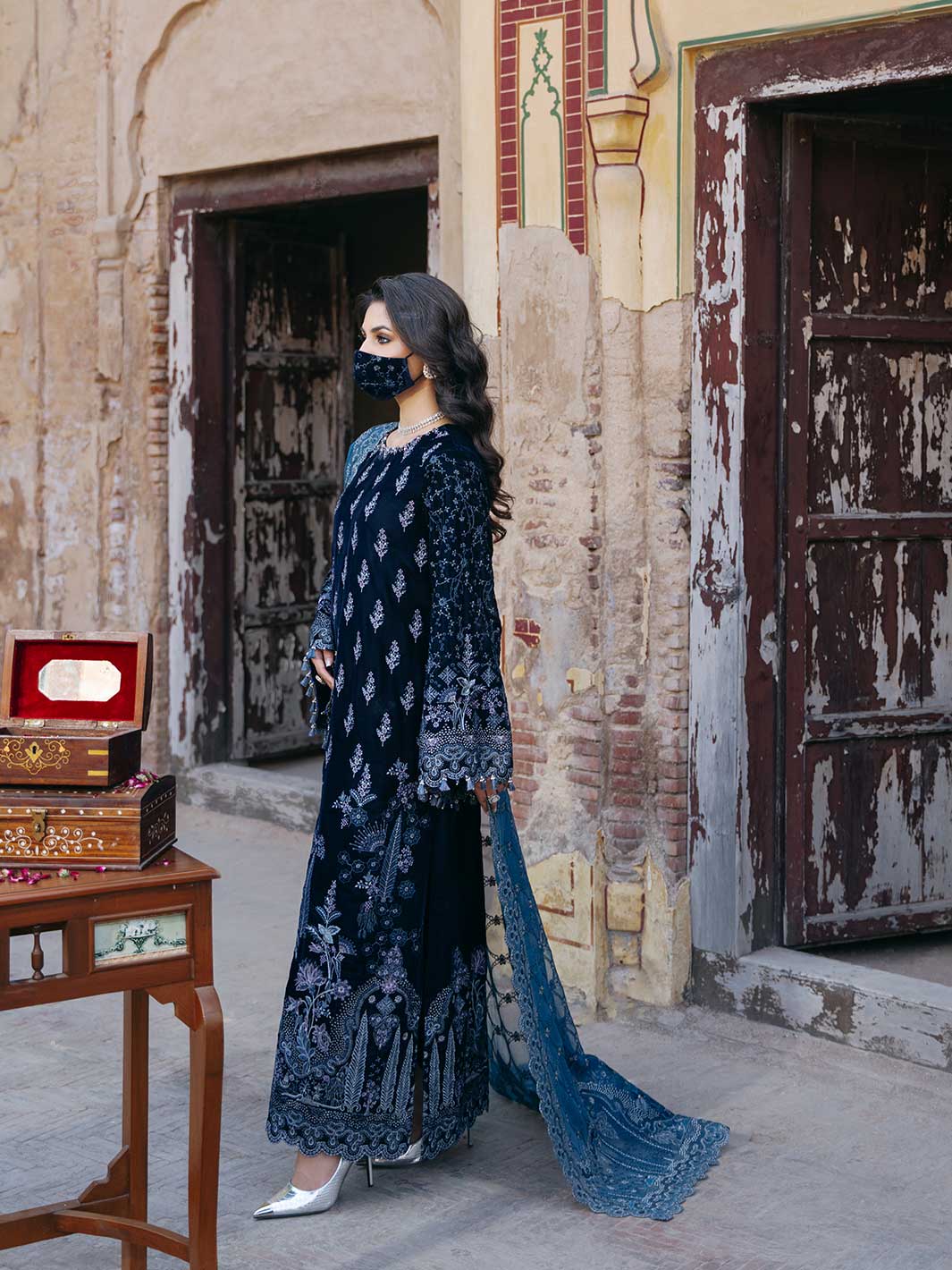 Flossie | Siara Velvet Formals | V-105 - A by Flossie - Designer Dress - Type: Ladies Clothes - Available at Libayah - 100% Original