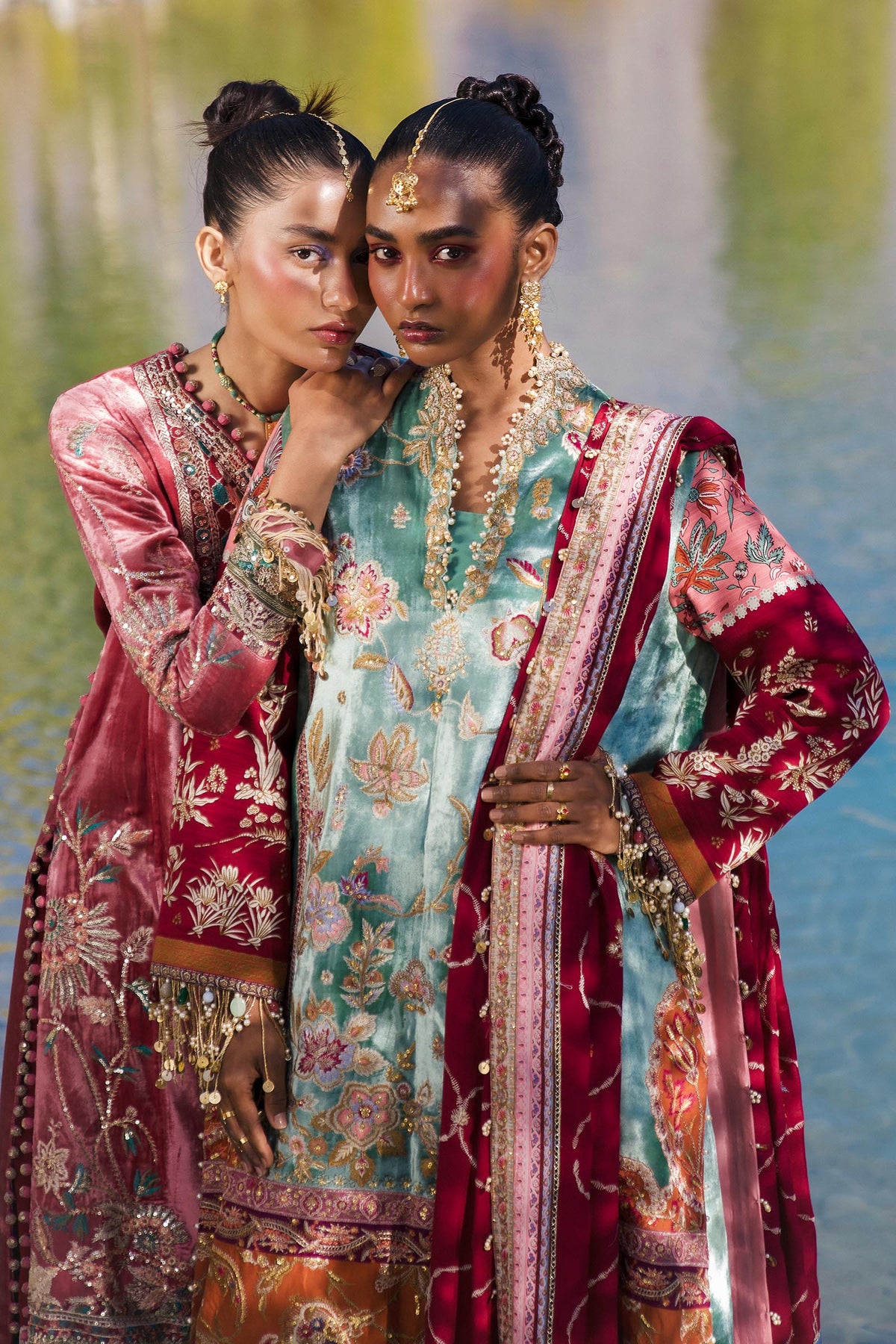 Sana Safinaz | Winter Shawl 24 | V241-006-3CP by Sana Safinaz - Designer Dress - Type: Ladies Clothes - Available at Libayah - 100% Original