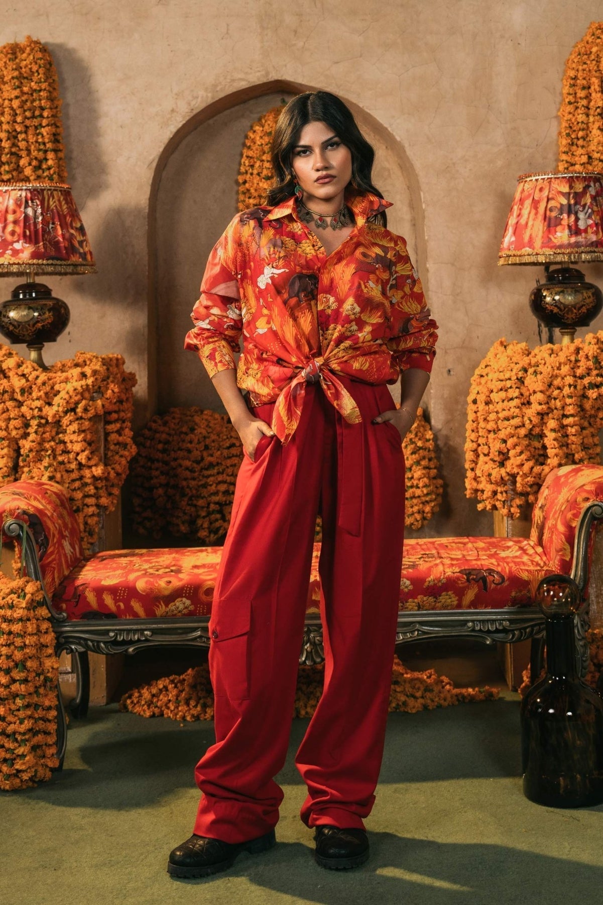 Fahad Hussayn | Lawn Banger | Vameq by Fahad Hussayn - Designer Dress - Type: Ladies Clothes - Available at Libayah - 100% Original
