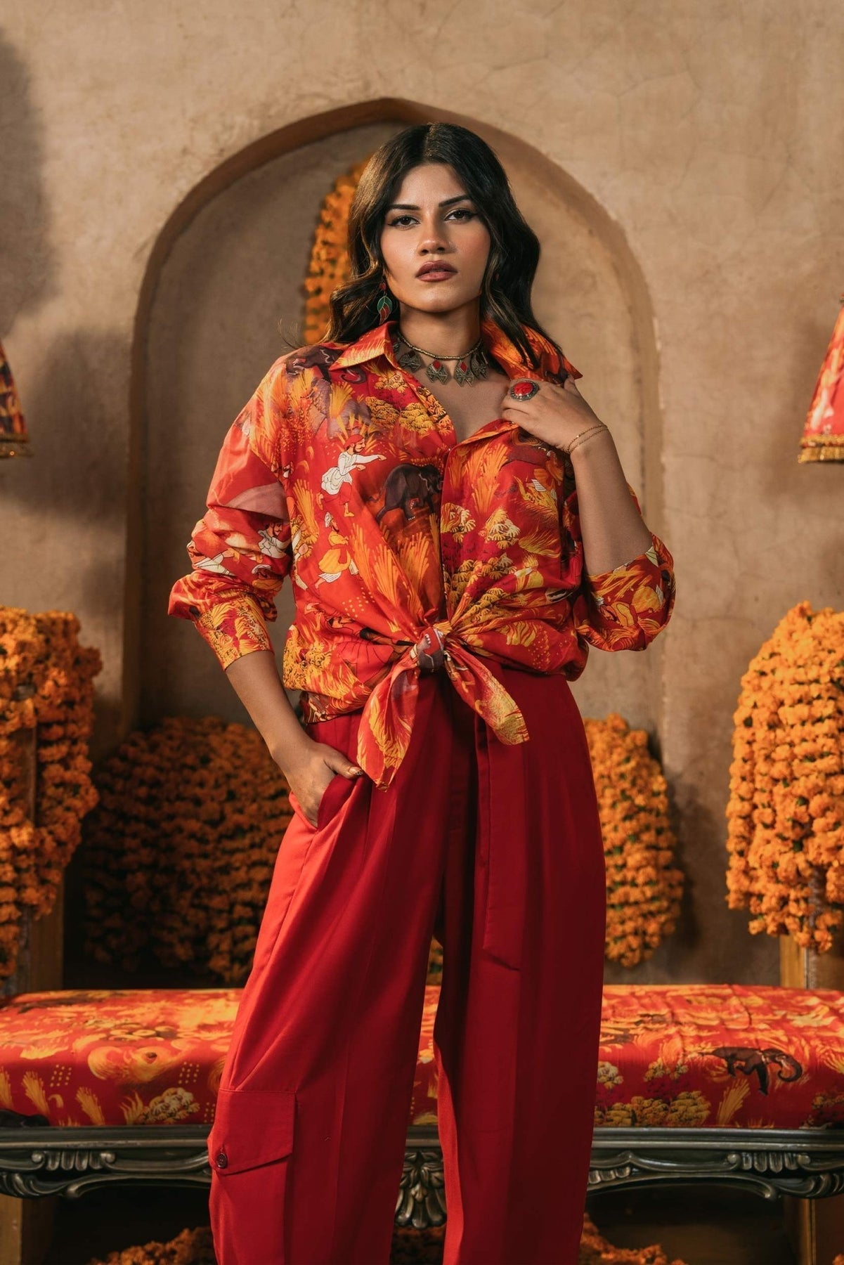 Fahad Hussayn | Lawn Banger | Vameq by Fahad Hussayn - Designer Dress - Type: Ladies Clothes - Available at Libayah - 100% Original