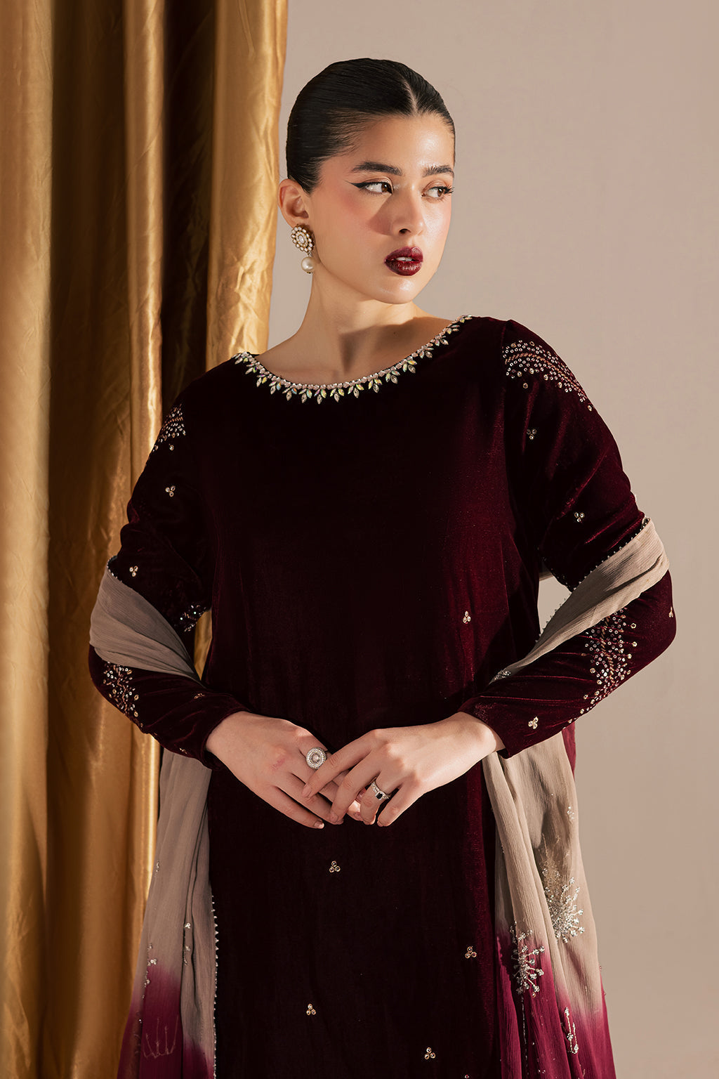 Vanya | Velvet Muse | KV-57 by Vanya - Designer Dress - Type : Ladies Clothes - Available at Libayah - 100% Original 