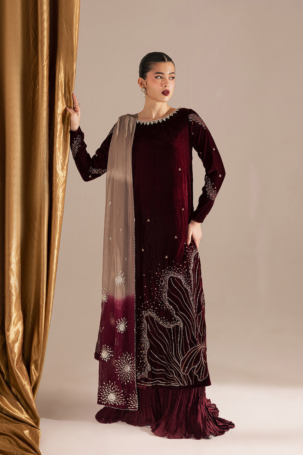 Vanya | Velvet Muse | KV-57 by Vanya - Designer Dress - Type : Ladies Clothes - Available at Libayah - 100% Original 