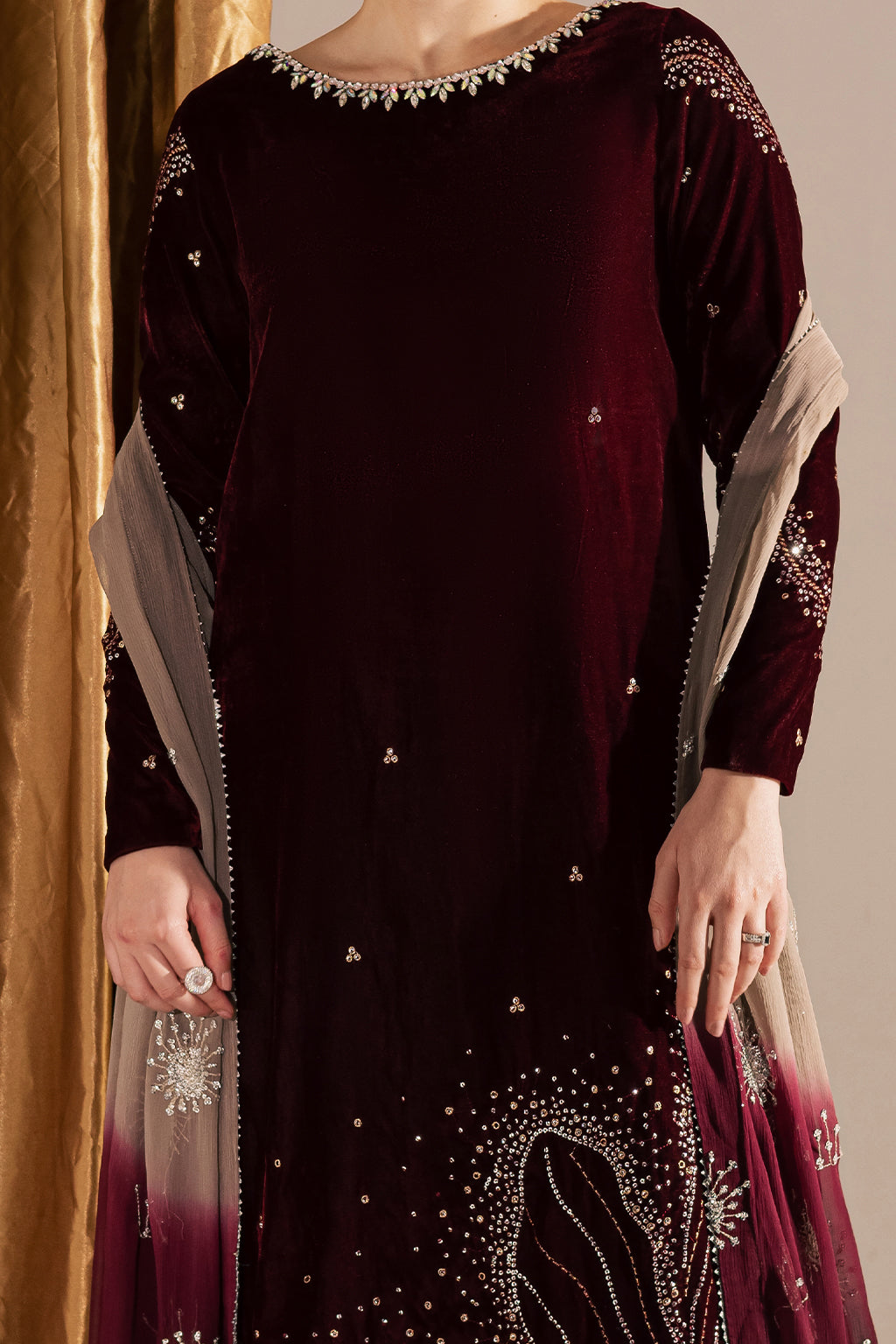 Vanya | Velvet Muse | KV-57 by Vanya - Designer Dress - Type : Ladies Clothes - Available at Libayah - 100% Original 