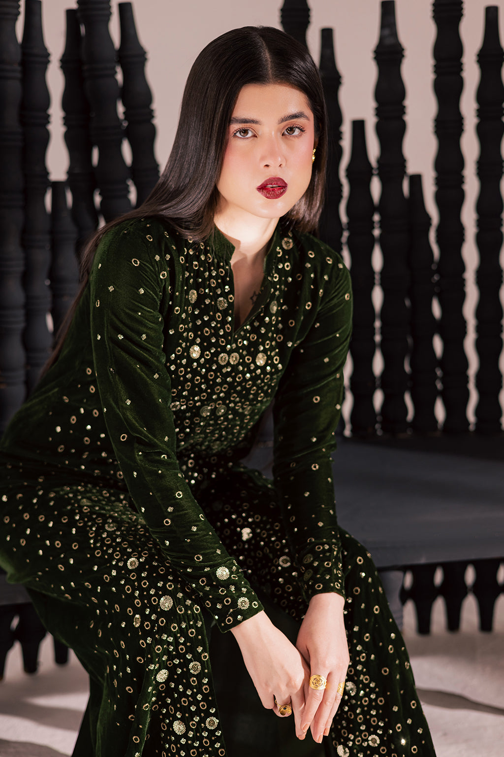 Vanya | Velvet Muse | KV-62 by Vanya - Designer Dress - Type : Ladies Clothes - Available at Libayah - 100% Original 