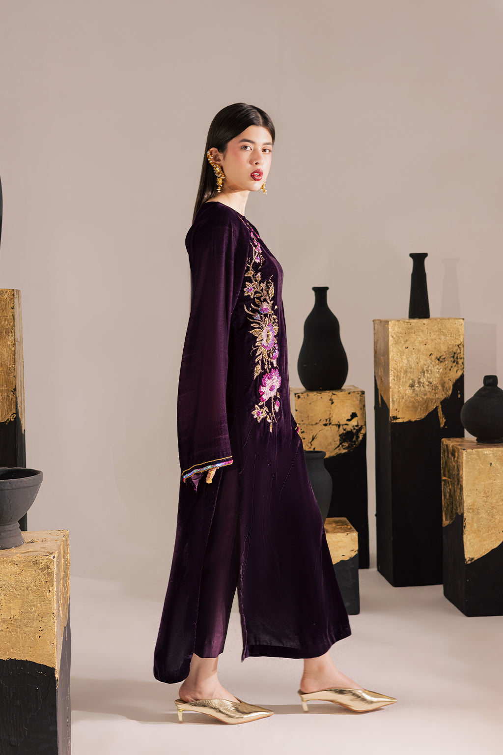 Vanya | Velvet Muse | KV-63 by Vanya - Designer Dress - Type : Ladies Clothes - Available at Libayah - 100% Original 