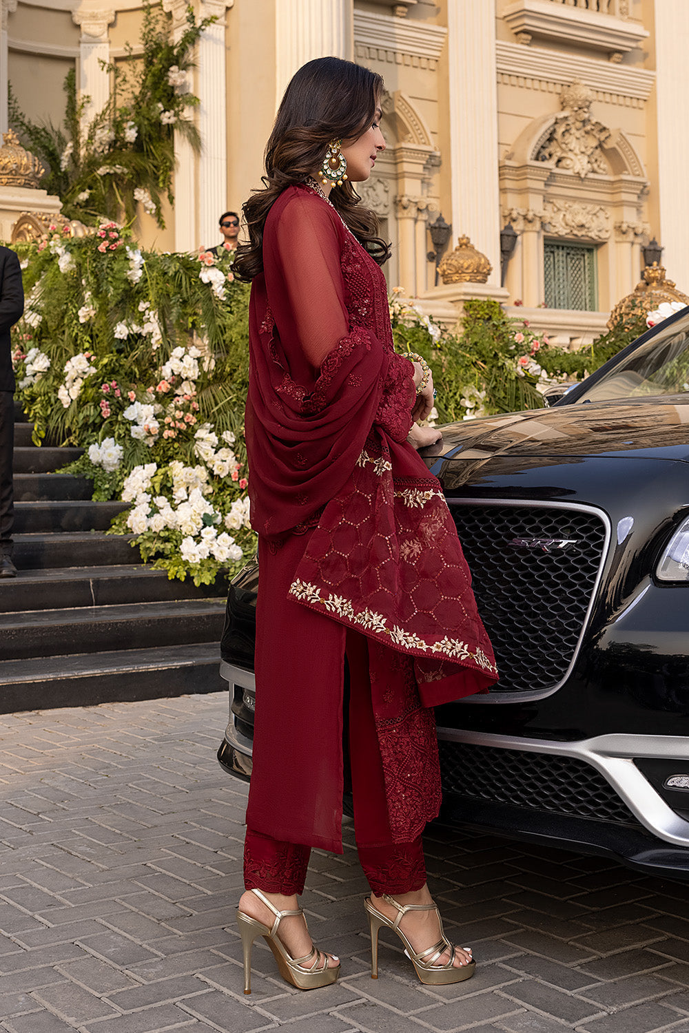 Azure | Luxe Formals | Vibrant Ruby by Azure - Designer Dress - Type: Ladies Clothes - Available at Libayah - 100% Original