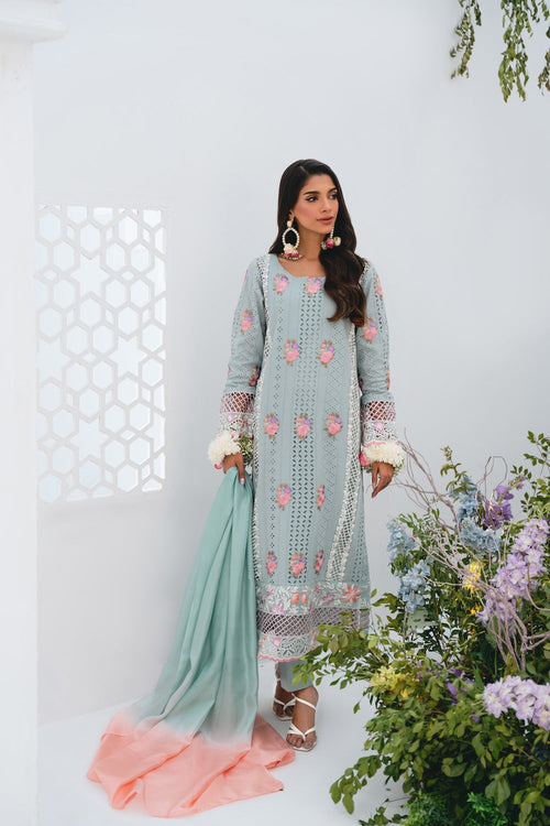 Vintage | Eid Edit 24 | Zumena by Vintage - Designer Dress - Type: Ladies Clothes - Available at Libayah - 100% Original