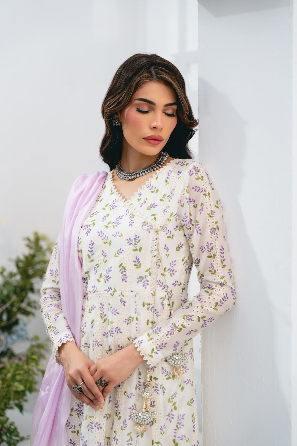 Vintage | Eid Edit 24 | Noor Anarkali by Vintage - Designer Dress - Type: Ladies Clothes - Available at Libayah - 100% Original