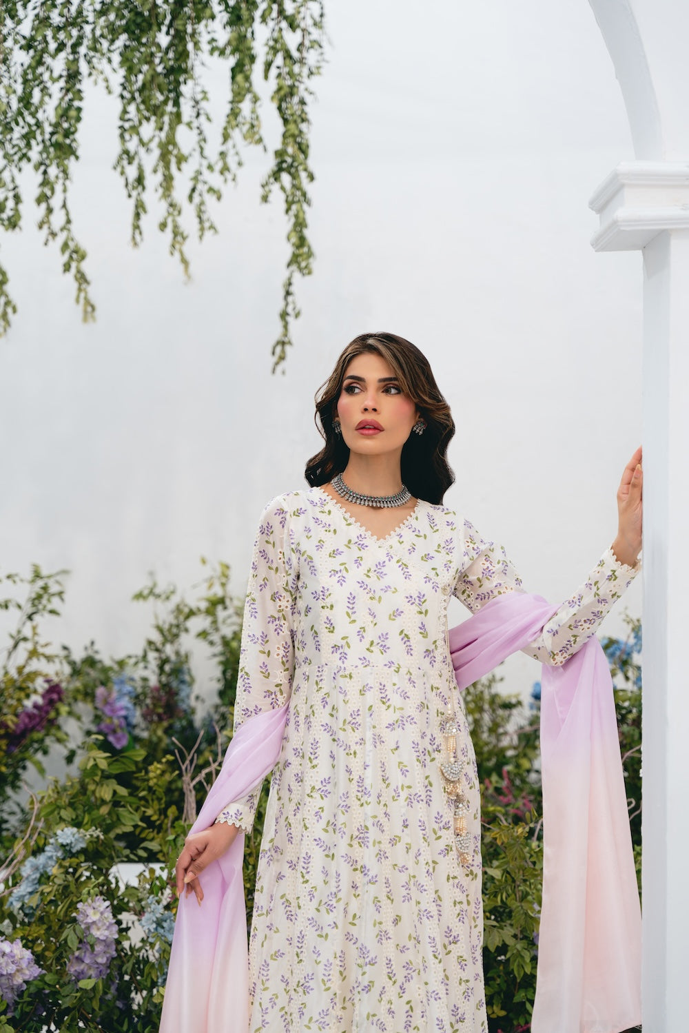 Vintage | Eid Edit 24 | Noor Anarkali by Vintage - Designer Dress - Type: Ladies Clothes - Available at Libayah - 100% Original