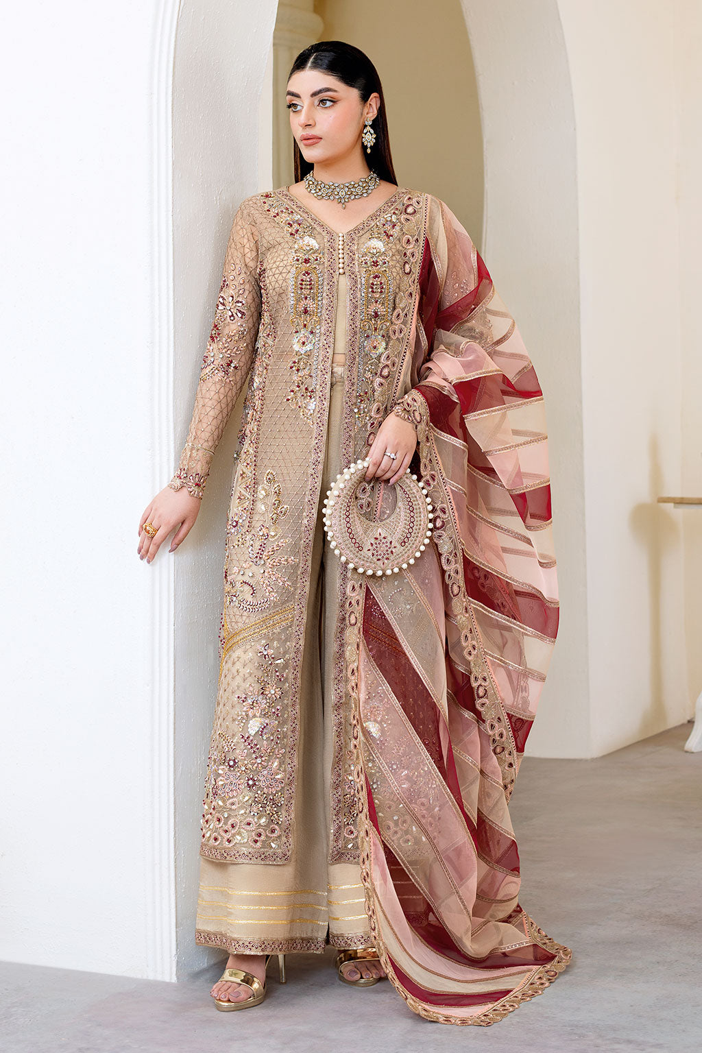 Ramsha | Luxury Wedding Collection | H-508 by Ramsha - Designer Dress  - Type : Ladies Clothes - Available at Libayah - 100% Original 
