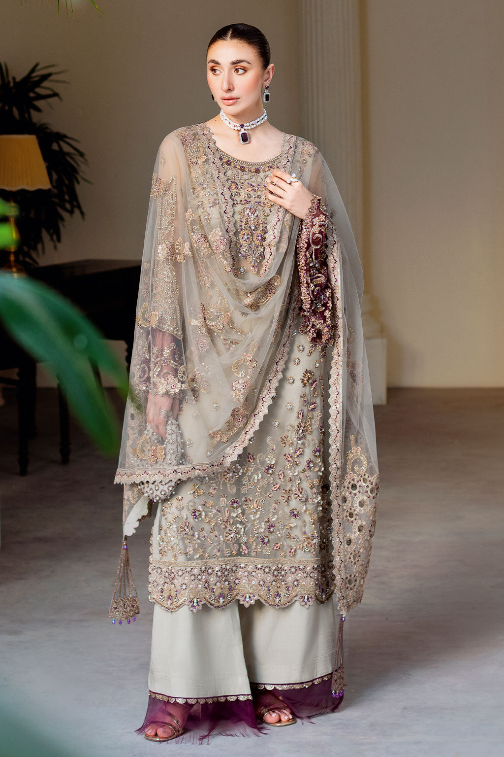 Ramsha | Luxury Wedding Collection |H-502 by Ramsha - Designer Dress  - Type : Ladies Clothes - Available at Libayah - 100% Original 