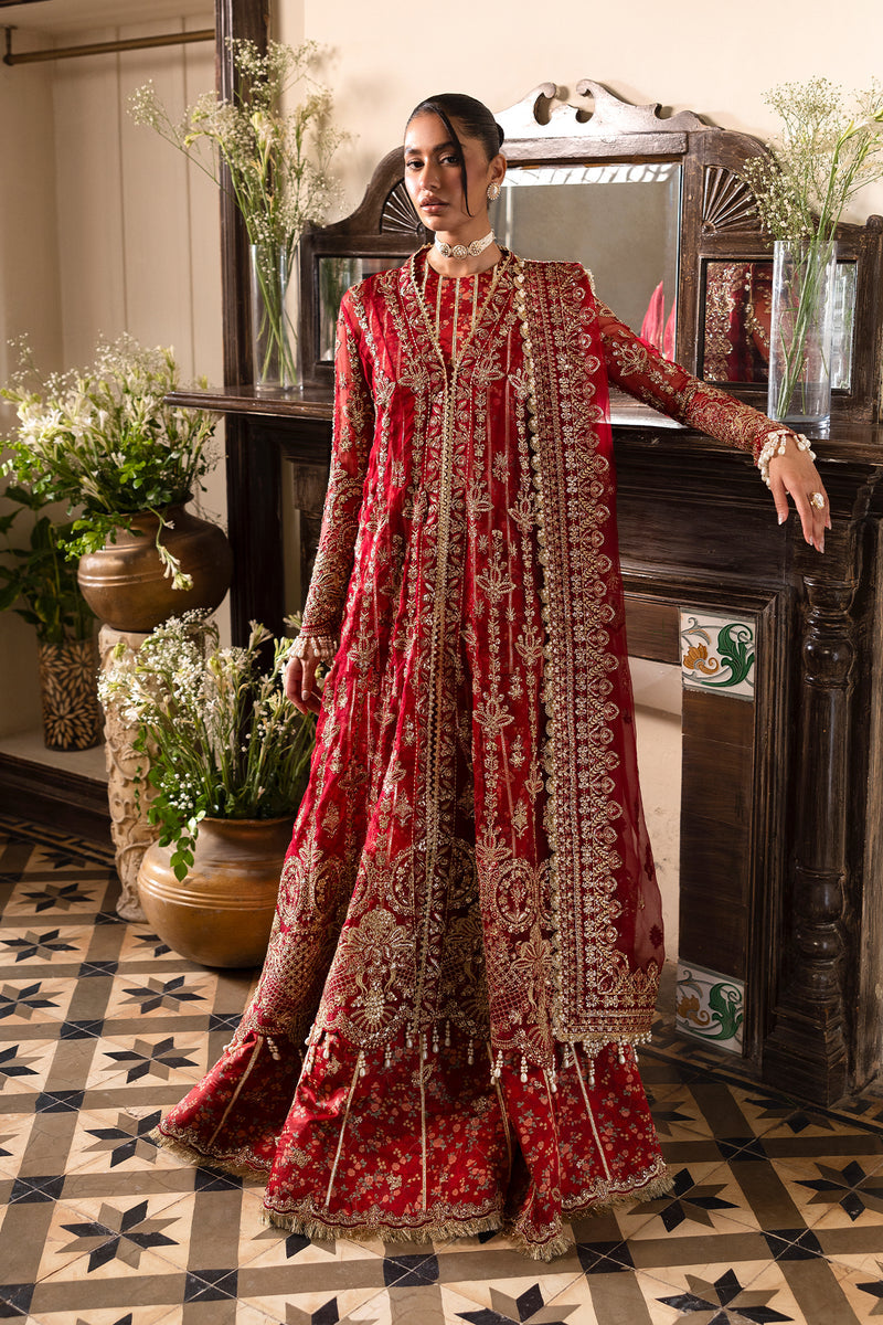 Tearose – authentic Pakistani wedding dress from the Afrozeh Dastangoi 25 bridal collection for women in the UK