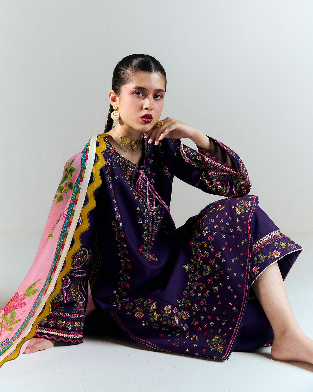 Jugnu | SS 25 | Sagar by Jugnu - Designer Dress - Type: Ladies Clothes - Available at Libayah - 100% Original