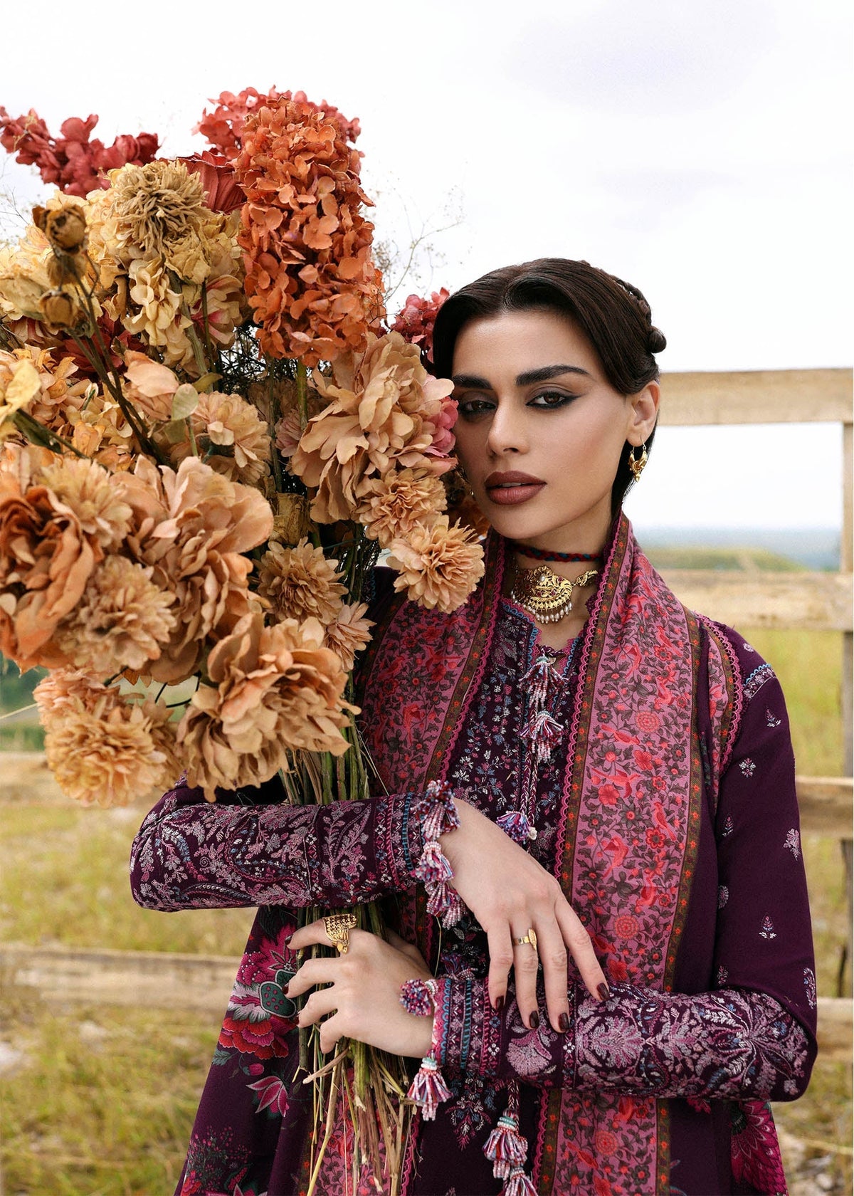 Hussain Rehar | Khaddar 25 | Jamni by Hussain Rehar - Designer Dress - Type : Ladies Clothes - Available at Libayah - 100% Original 