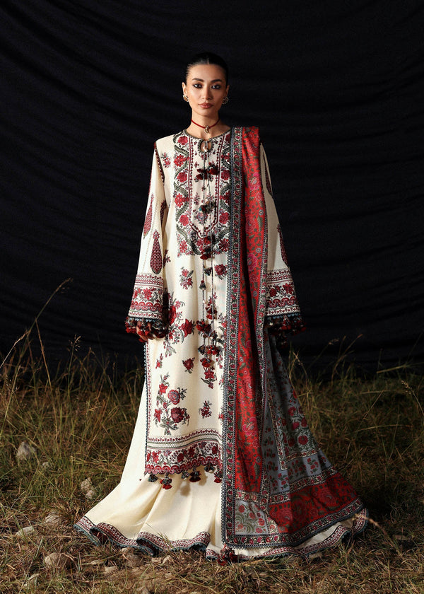 Hussain Rehar | Khaddar 25 | Gulban by Hussain Rehar - Designer Dress - Type : Ladies Clothes - Available at Libayah - 100% Original 