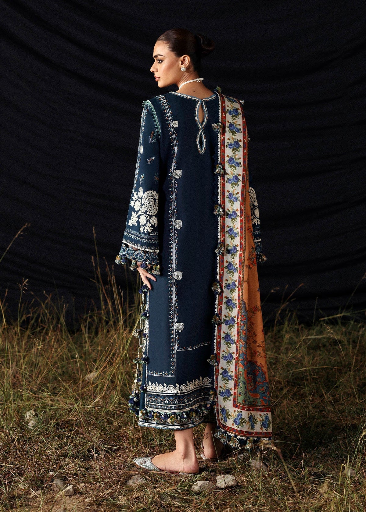 Hussain Rehar | Khaddar 25 | Chashm-e-Bahr by Hussain Rehar - Designer Dress - Type : Ladies Clothes - Available at Libayah - 100% Original 