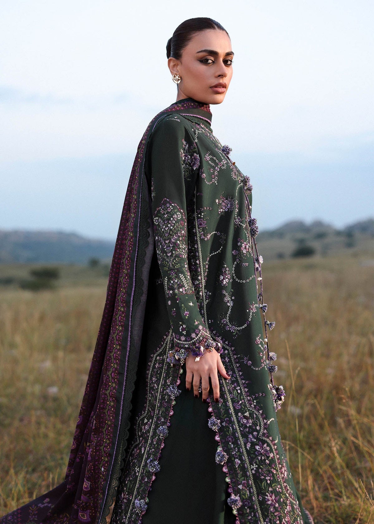 Hussain Rehar | Khaddar 25 | Gulbasi by Hussain Rehar - Designer Dress - Type : Ladies Clothes - Available at Libayah - 100% Original 