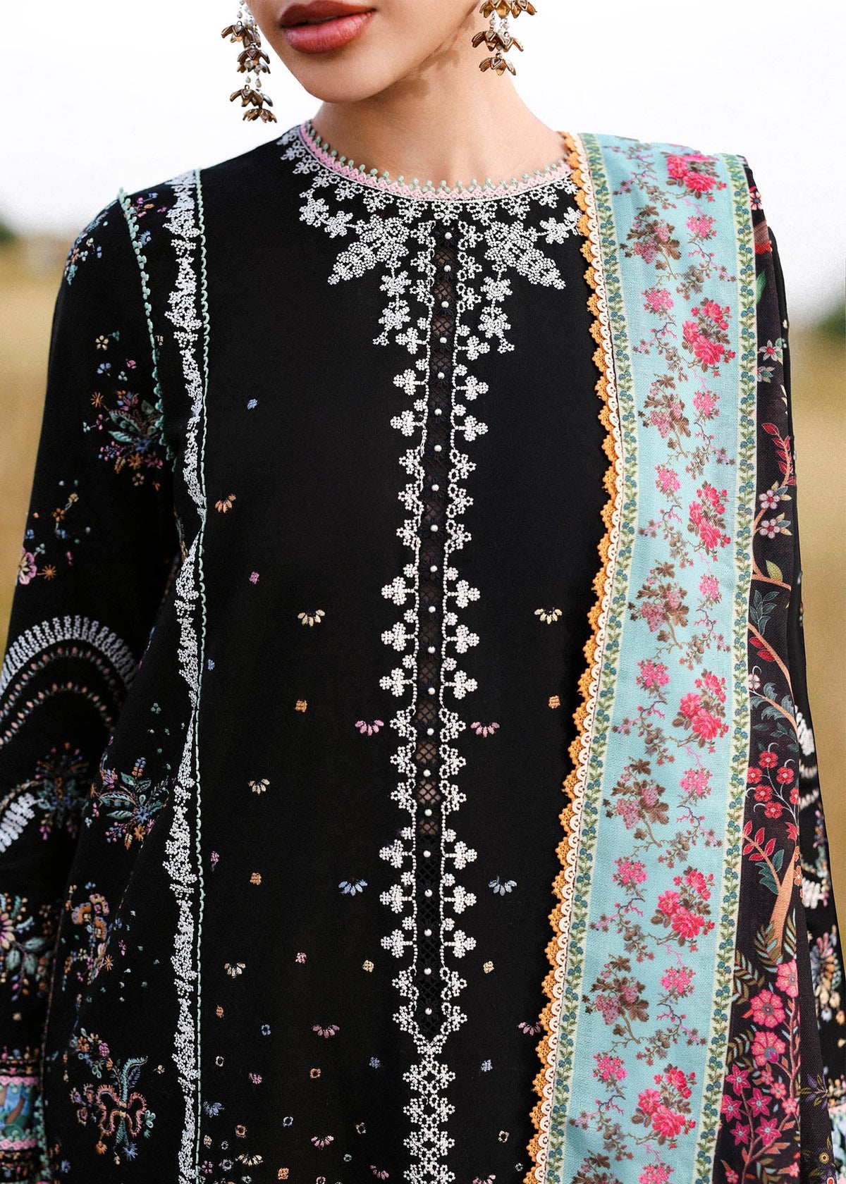 Hussain Rehar | Khaddar 25 | Malika by Hussain Rehar - Designer Dress - Type : Ladies Clothes - Available at Libayah - 100% Original 