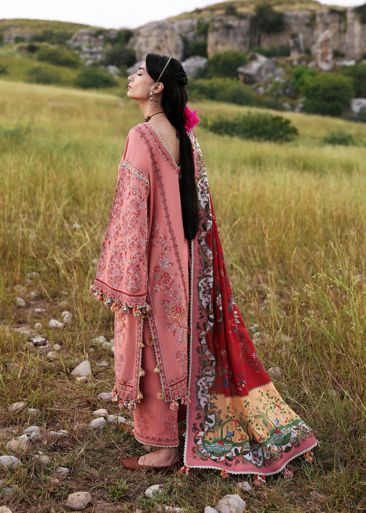 Hussain Rehar | Khaddar 25 | Mahpara by Hussain Rehar - Designer Dress - Type : Ladies Clothes - Available at Libayah - 100% Original 
