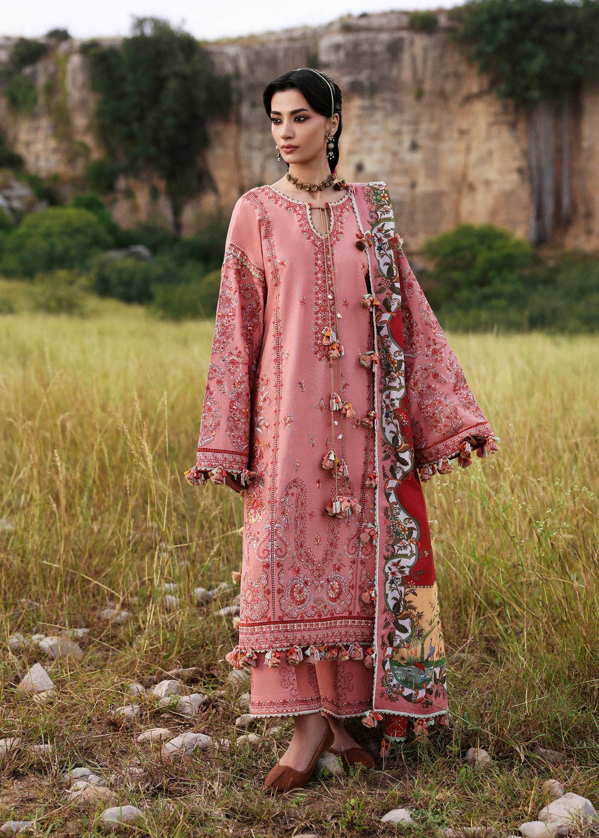 Hussain Rehar | Khaddar 25 | Mahpara by Hussain Rehar - Designer Dress - Type : Ladies Clothes - Available at Libayah - 100% Original 