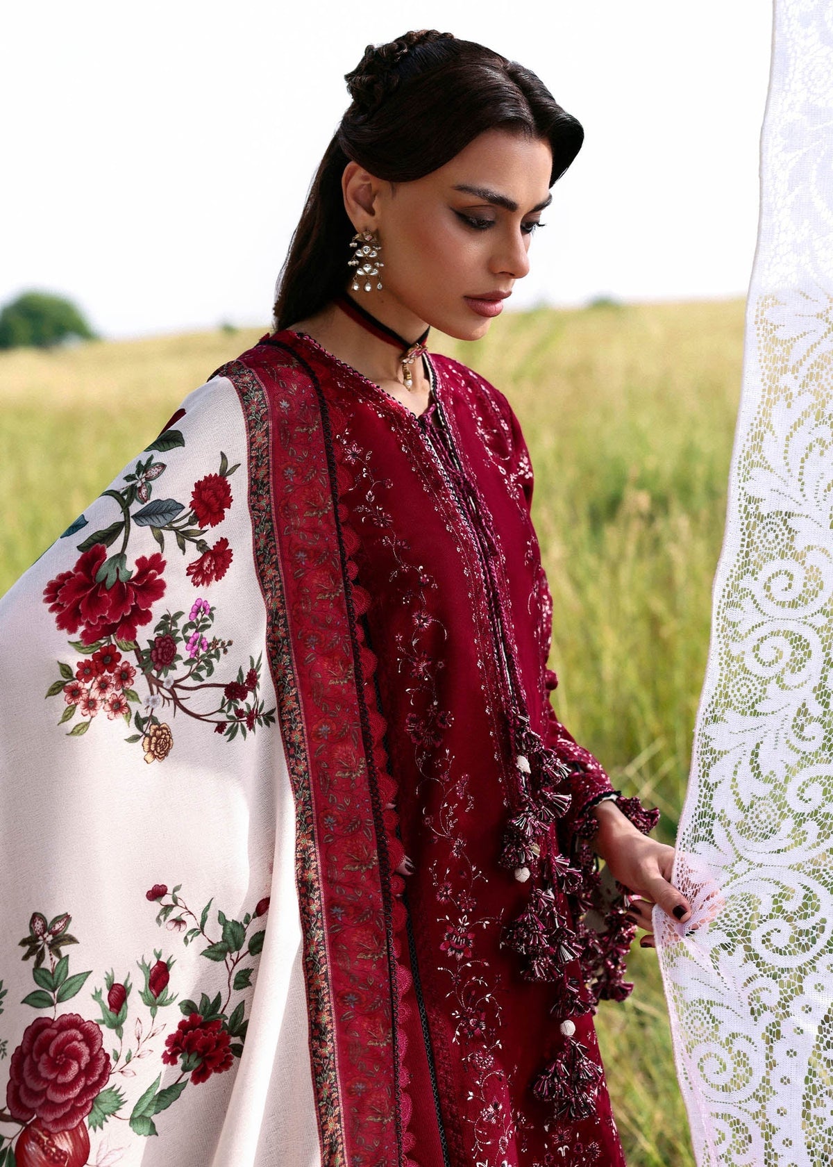 Hussain Rehar | Khaddar 25 | Mahrani by Hussain Rehar - Designer Dress - Type : Ladies Clothes - Available at Libayah - 100% Original 