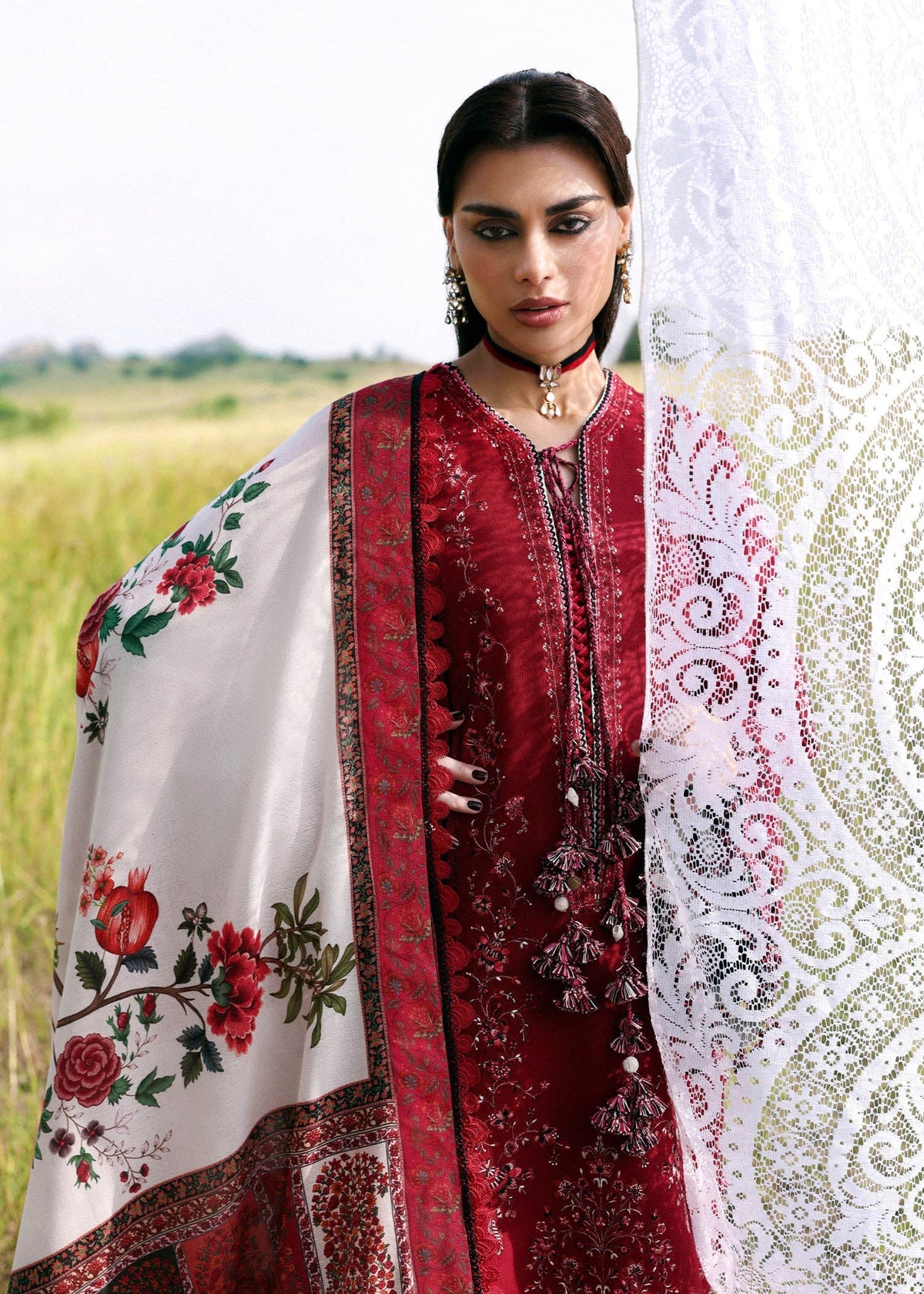 Hussain Rehar | Khaddar 25 | Mahrani by Hussain Rehar - Designer Dress - Type : Ladies Clothes - Available at Libayah - 100% Original 