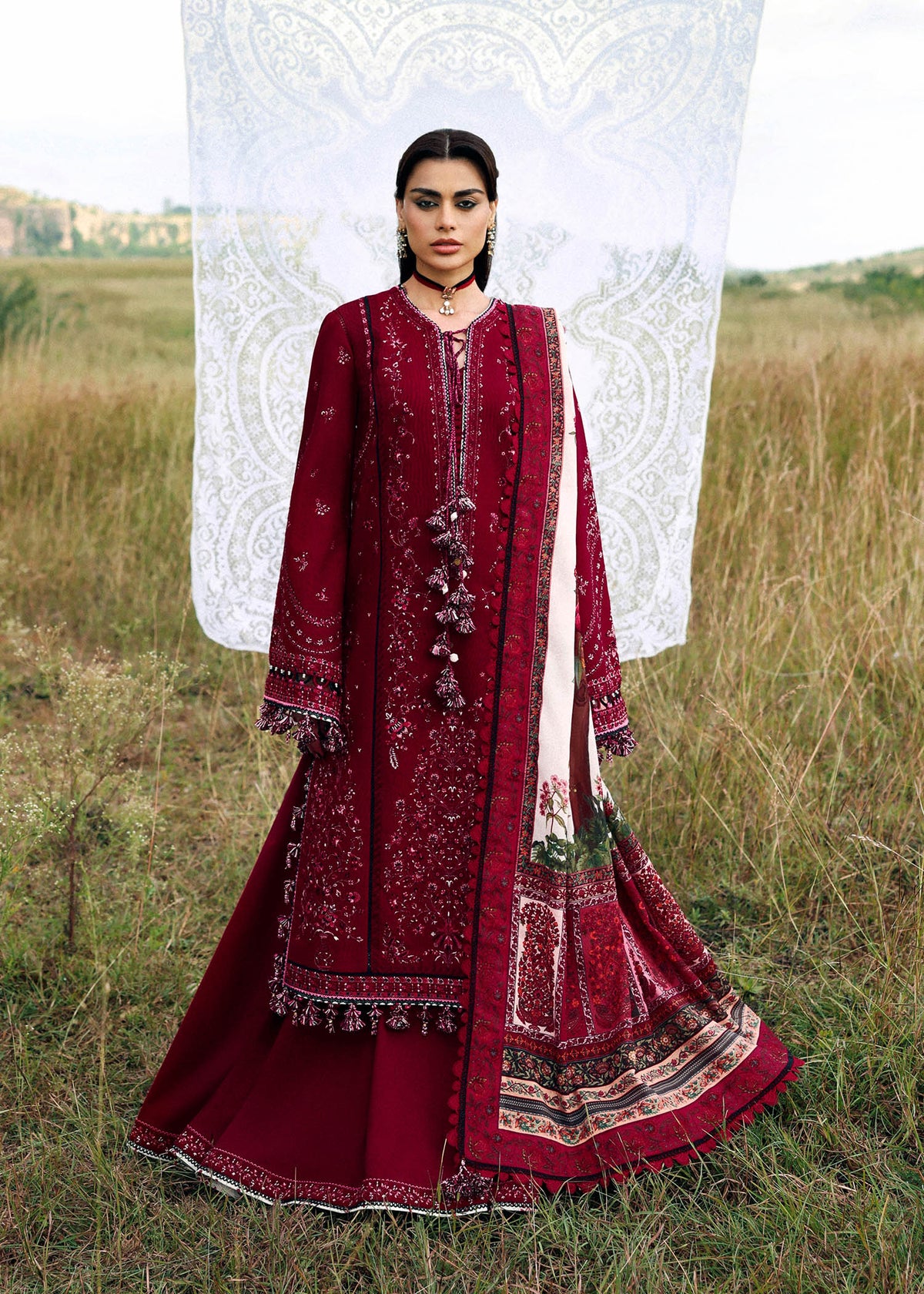 Hussain Rehar | Khaddar 25 | Mahrani by Hussain Rehar - Designer Dress - Type : Ladies Clothes - Available at Libayah - 100% Original 