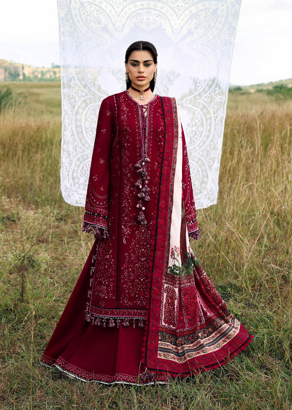 Hussain Rehar | Khaddar 25 | Mahrani by Hussain Rehar - Designer Dress - Type : Ladies Clothes - Available at Libayah - 100% Original 